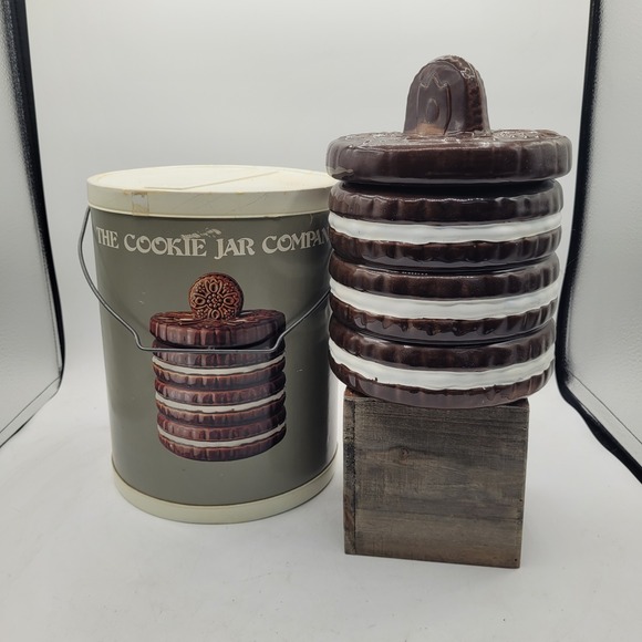 Vintage‎ 70s Oreo Cookie The Cookie Jar Company North American Ceramics in BOX